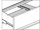 Card and Check Filing Cabinet Trays