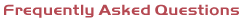 Frequently Asked Questions