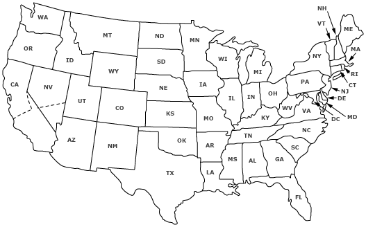 Schwab Dealer locator map